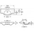 Умывальник Roca Meridian-N 70x46