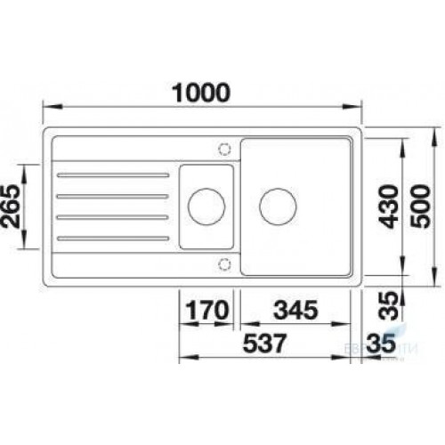 Кухонная мойка Blanco Legra 6S