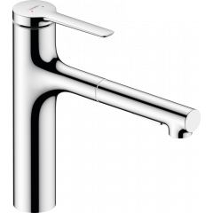 Смеситель для кухни Hansgrohe Zesis M33 74804000 хром, с вытяжным душем