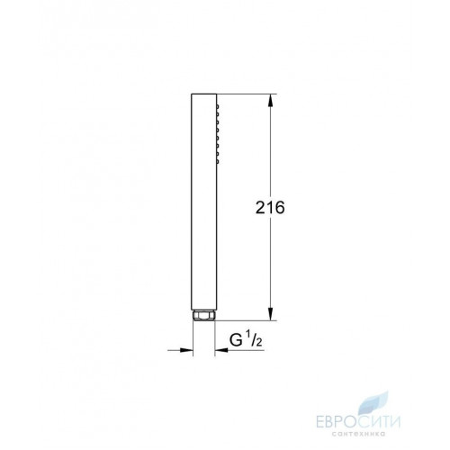 Лейка душевая Grohe Euphoria Cube Stick 27698000