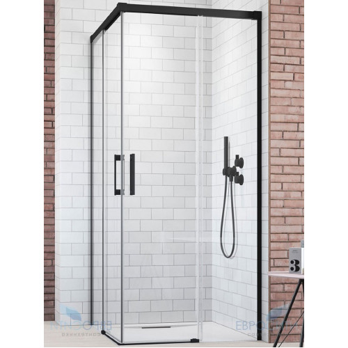 Душевой уголок Radaway Idea Black KDD 120x80