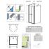 Душевой уголок Radaway Eos II DWD+2S 100x100