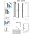 Распашная душевая дверь Radaway Fuenta DWJ 80