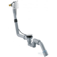 Сифон к ванне Hansgrohe Exafill S 58113000 (с наполнением через перелив)