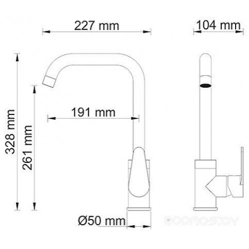 Смеситель Wasserkraft Alz 28807