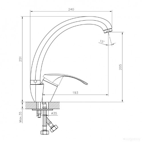 Смеситель DecoRoom DR71021