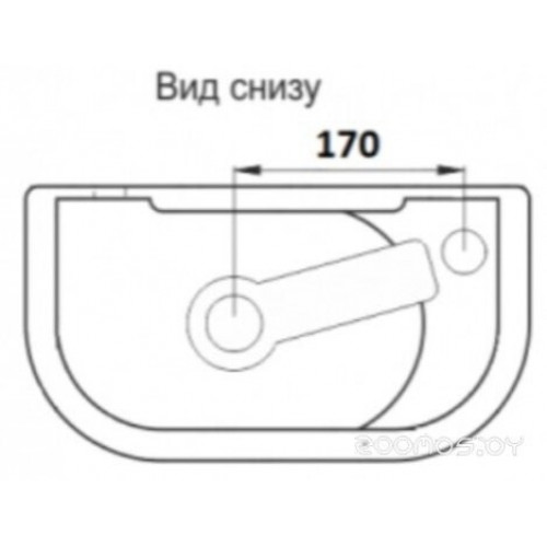 Умывальник CeramaLux 78204RB