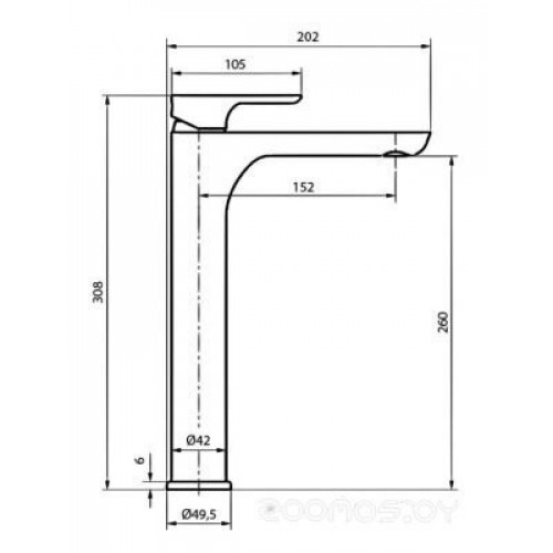 Смеситель Ahti Sipoo SB202001