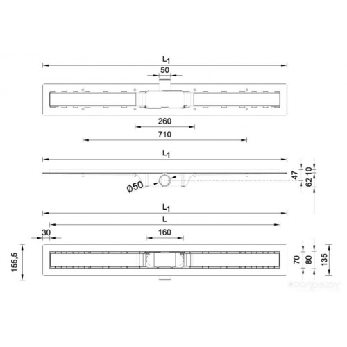 Душевой уголок Ambassador Set 11011105-ST8