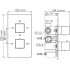 Смеситель Wasserkraft Аime 1544 Thermo