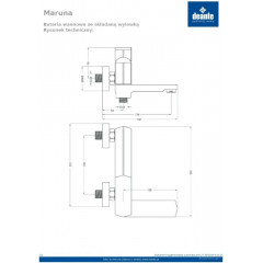 Смеситель Deante Curcuma BCC 012M