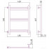 Полотенцесушитель Стилье Версия-Б1 500х400 (2+2+2) П 16 12611-5040