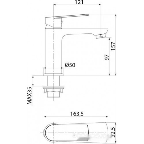 Смеситель IDDIS Plank PLASB00i01