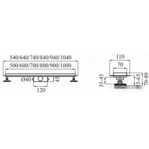 Сифон Calani Eco 80 Chrom CAL-G0004