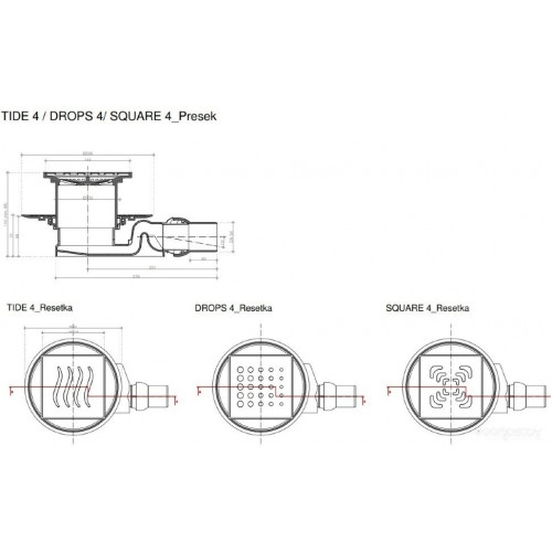 Сифон Pestan Confluo Standard Tide 4