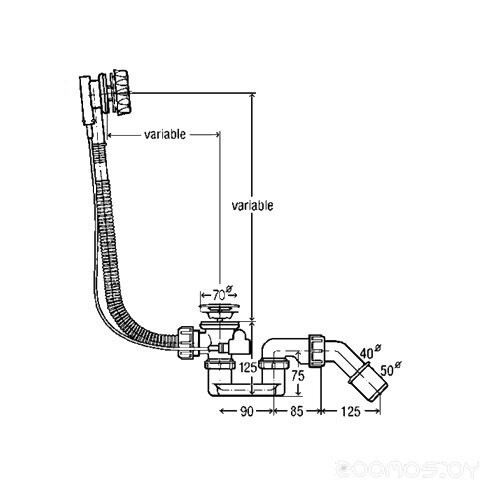 Сифон Viega Simplex 495121