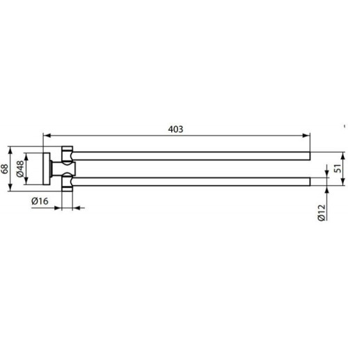 Держатель для полотенца Ideal Standard Imo A9131AA