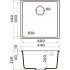 Кухонная мойка Omoikiri Bosen 44-U-CH 44x44 шампань