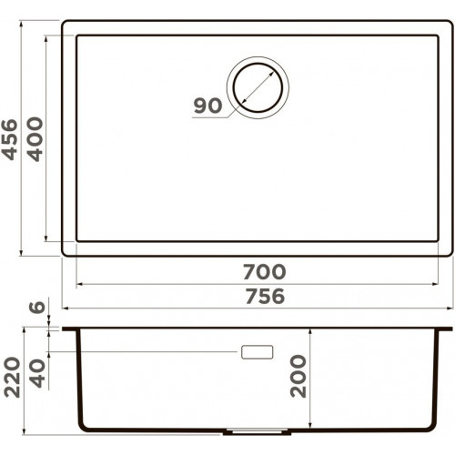 Кухонная мойка Omoikiri Yamakawa 75T-U/I-WH 4993462 75,6x45,6 белый