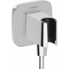 Шланговое подключение Hansgrohe Fixfit Q 26887000 с держателем, хром