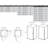 Душевой уголок Ravak CRV1+CPS 100x80 стекла прозрачные, профиль серебристый