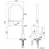 Смеситель для кухни Iddis Ace ACEBNFFi05 с подключением для фильтра сатин