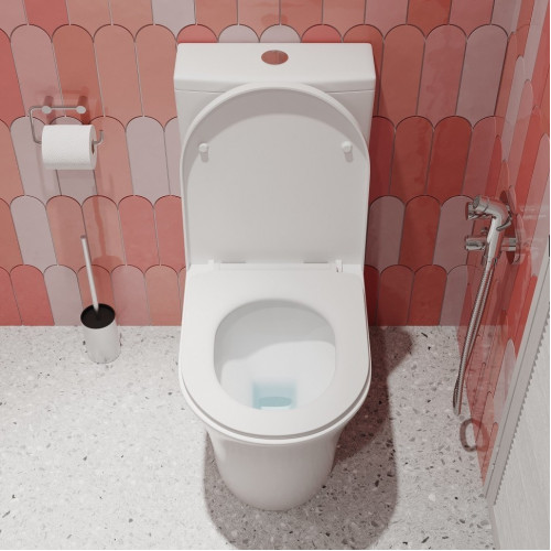 Унитаз-компакт Iddis Stone 64x38 сиденье Duroplast, микролифт