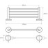 Полка для полотенец Bemeta Omega 104105082