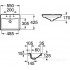 Умывальник Roca Diverta 55x42
