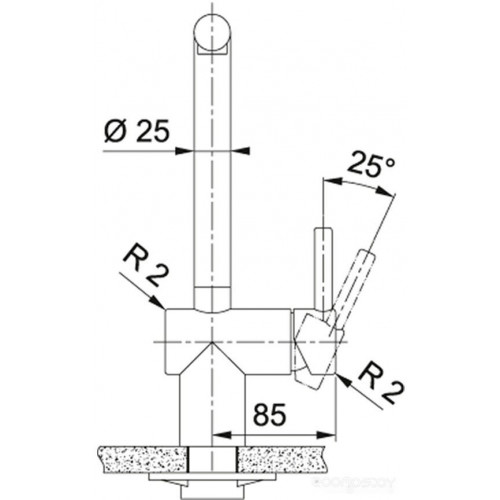 Смеситель Franke Atlas Neo Pull Out матовый черный 115.0550.427