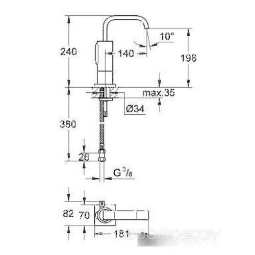 Смеситель Grohe Allure 36098000