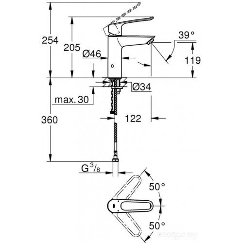 Смеситель Grohe Eurosmart 23987003