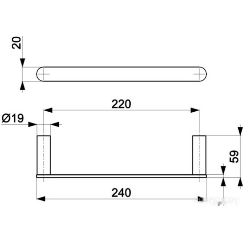 Держатель для полотенца Armatura 864-025-00