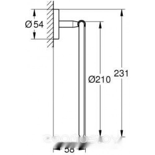 Кольцо для полотенца Grohe Grohe 40460001