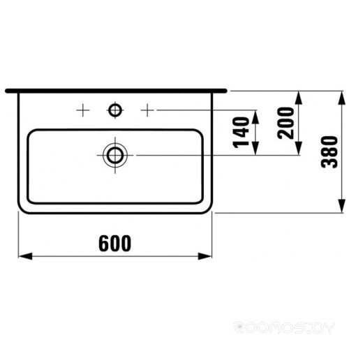 Умывальник Laufen PRO 60x38 8189590001041