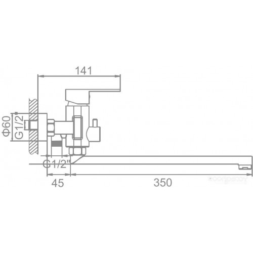 Смеситель Ledeme H716 L72216