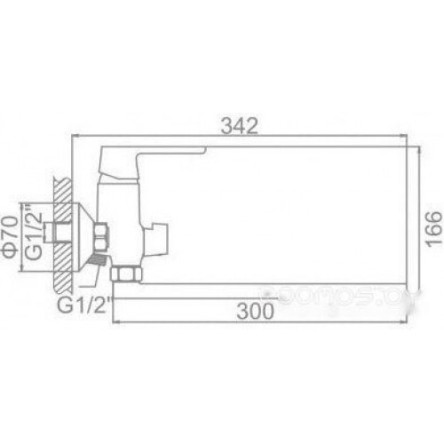 Смеситель Ledeme L2277