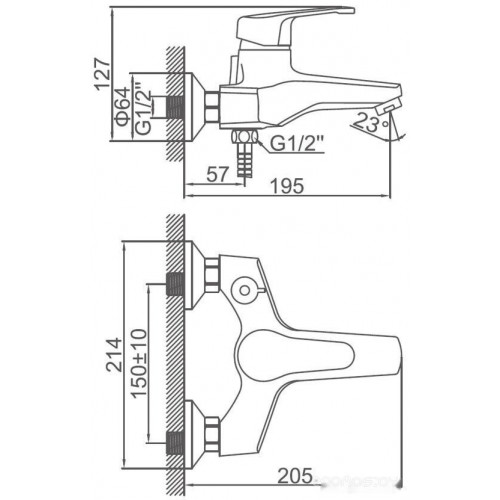 Смеситель Ledeme L3232