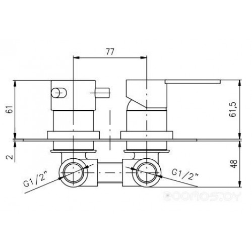 Смеситель Slezak RAV Colorado CO186KCMATC