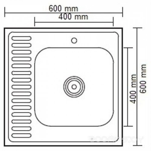 Кухонная мойка Ledeme L66060-R