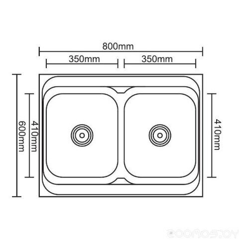 Кухонная мойка Ledeme L98060B