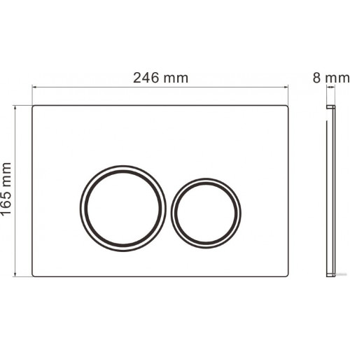 Система инсталляции Roxen StounFix Slim 805364