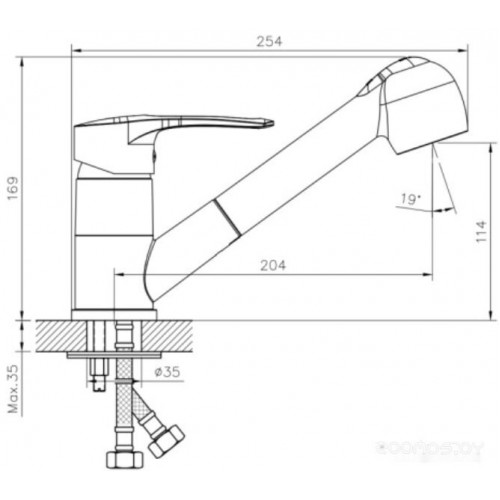 Смеситель DecoRoom DR70023