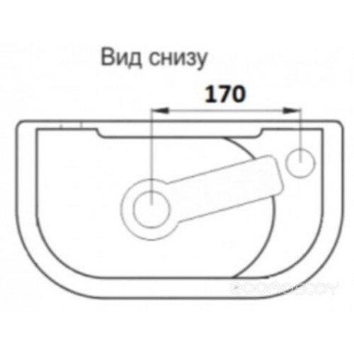 Умывальник CeramaLux 78204R