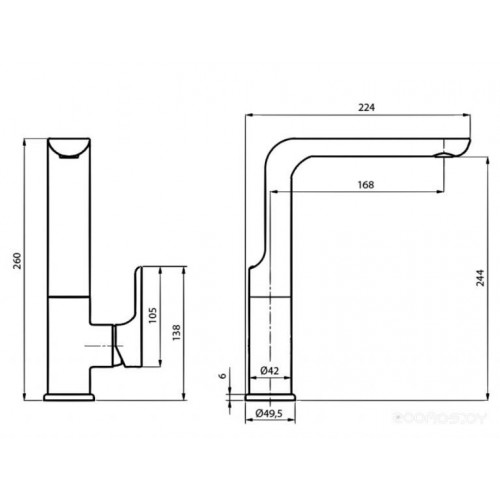 Смеситель Ahti Sipoo SB101011