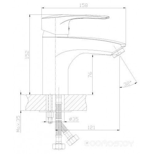 Смеситель Rossinka Silvermix T40-15