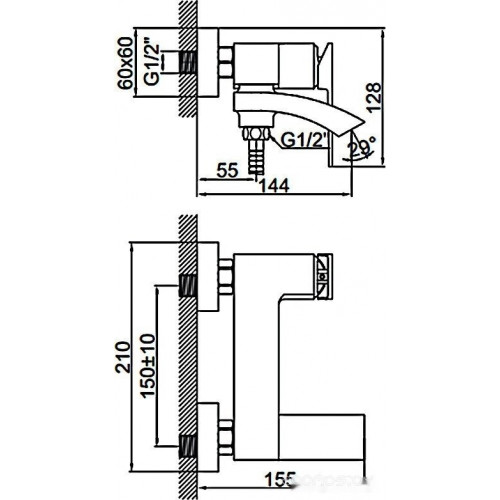 Смеситель Ledeme L3178