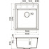 Кухонная мойка Omoikiri Daisen 46-SA 46x51 бежевый