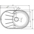 Кухонная мойка Iddis Kitchen G K12G771i87 77x50 серая