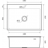Мойка кухонная GranFest GF-6545 графит
